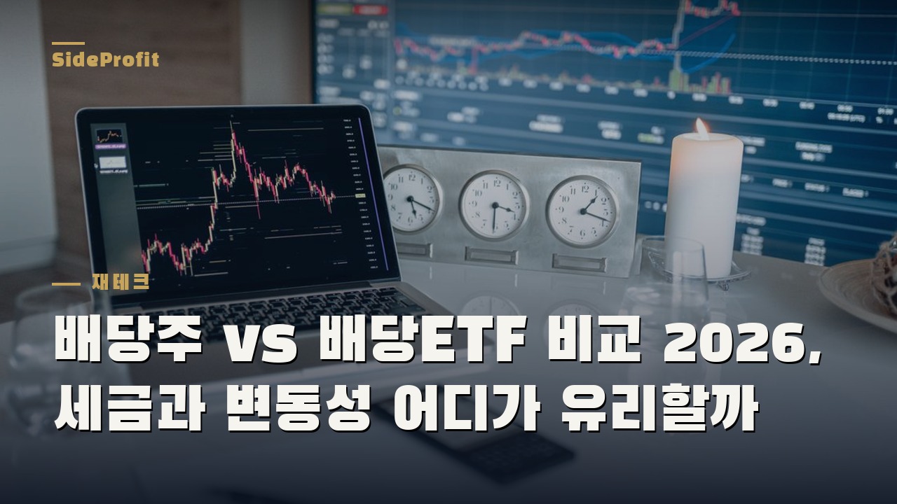 배당주 vs 배당ETF 비교 2026, 세금과 변동성 어디가 유리할까