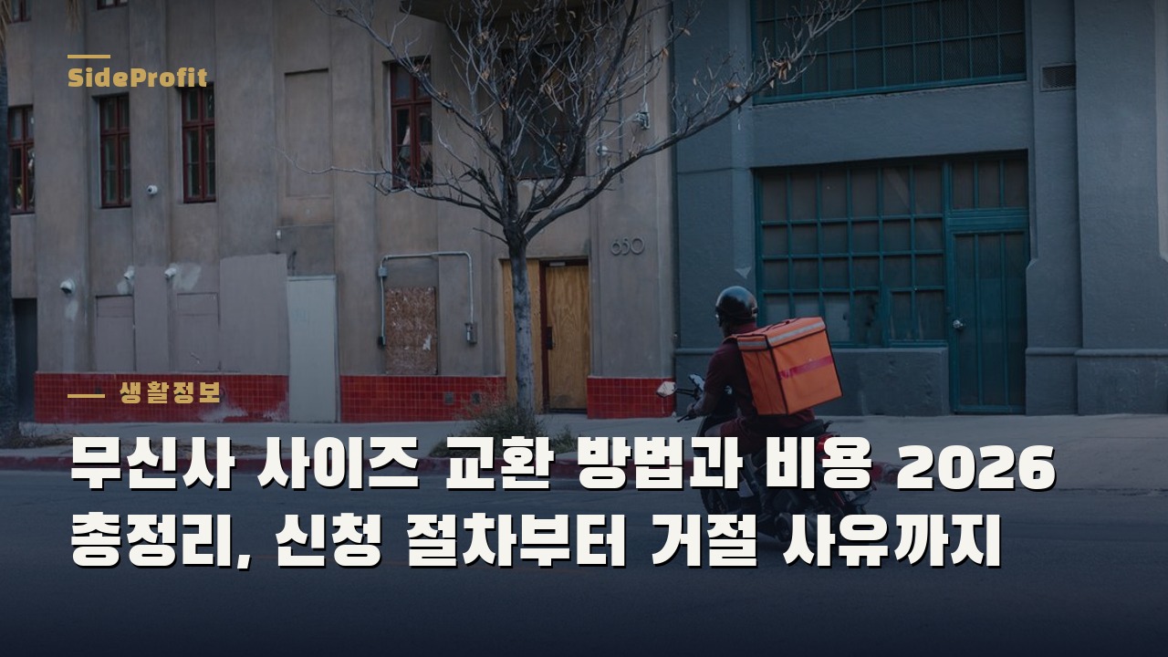 무신사 사이즈 교환 방법과 비용 2026 총정리, 신청 절차부터 거절 사유까지