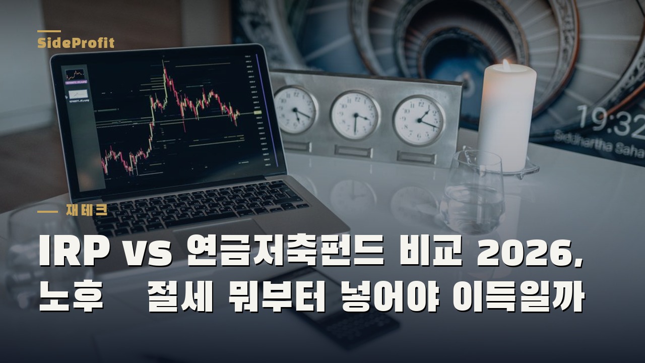 IRP vs 연금저축펀드 비교 2026, 노후·절세 뭐부터 넣어야 이득일까